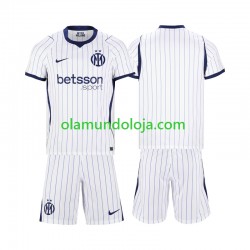 Camisola Inter de Milão Criança Equipamento Segundo 2026-2027 Manga Curta